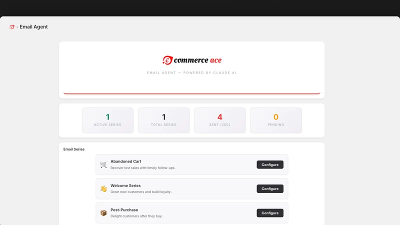 Commerce Ace Email Agent