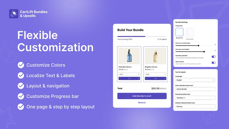 CartLift Bundles & Upsells