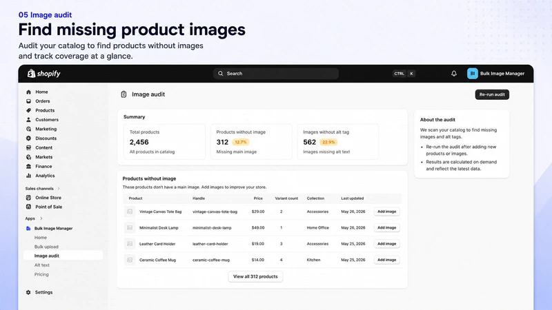 WWA Bulk Product Image Manager
