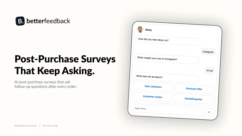 BetterFeedback AI Surveys
