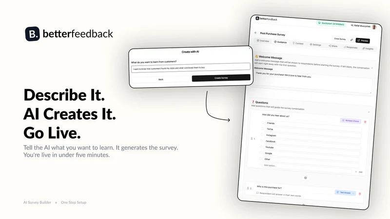 BetterFeedback AI Surveys