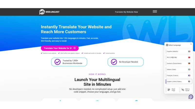 Web Linguist ‑ AI Translation