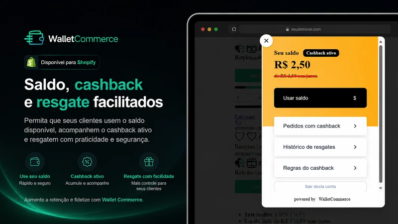 Wallet Crédito & Cashback