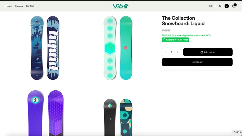 Vibe VAT Relief