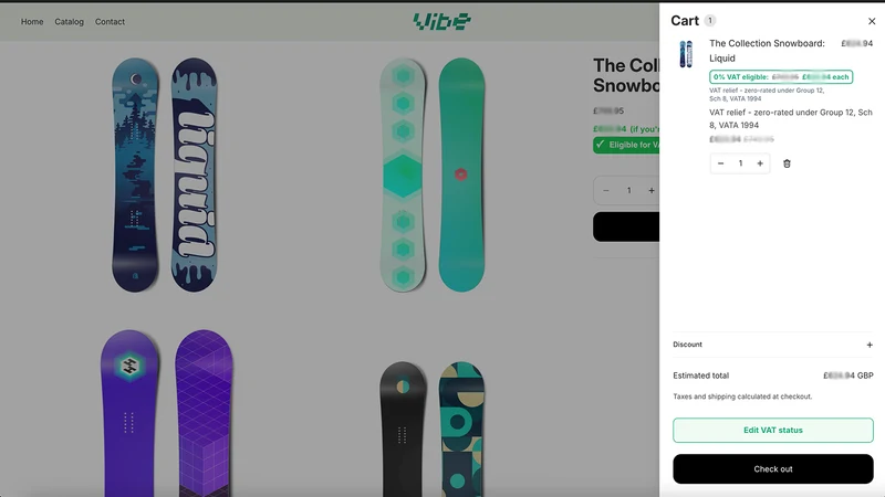 Vibe VAT Relief