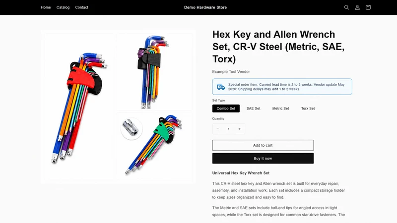Vendor Alerts