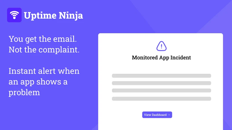 Uptime Ninja ‑ Store Monitor