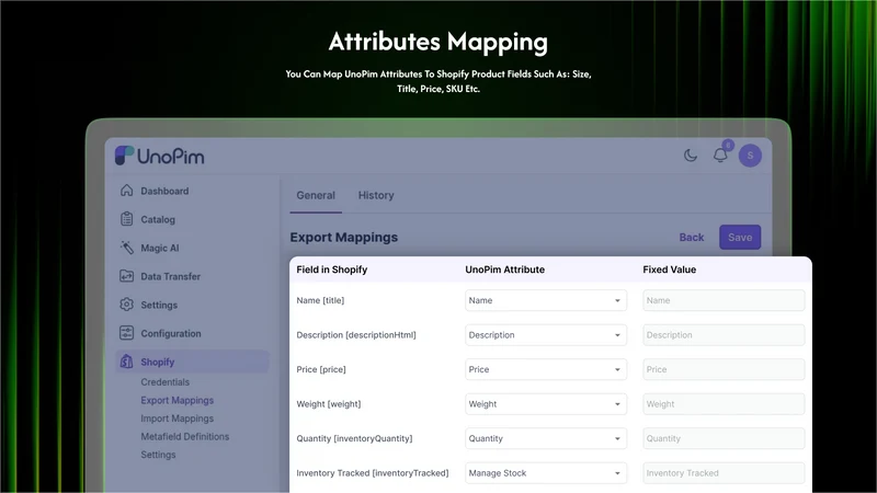 UnoPim:PIM Connector By Webkul