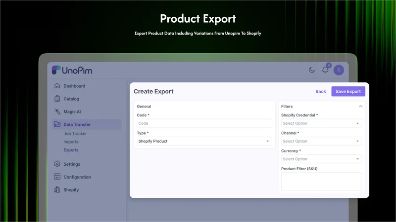 UnoPim:PIM Connector By Webkul