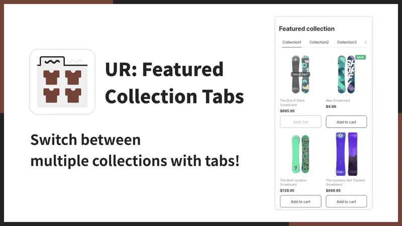 UR: Featured Collection Tabs