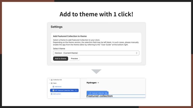 UR: Featured Collection Tabs