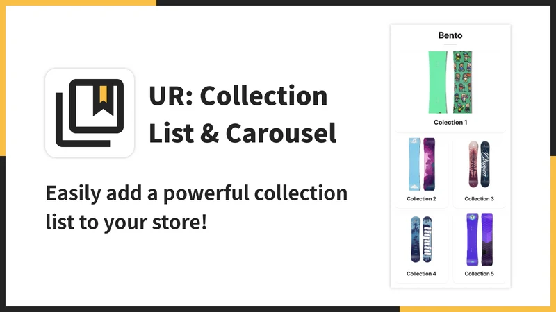 UR: Collection List & Carousel