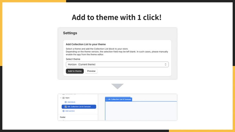 UR: Collection List & Carousel