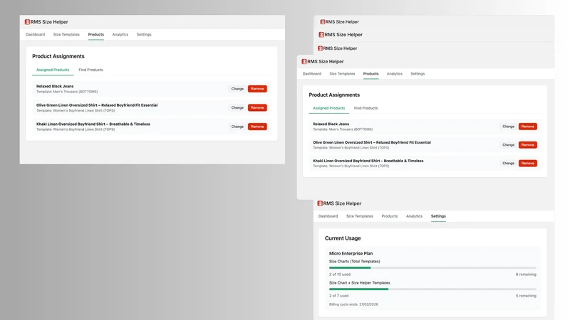 RMS Size Helper