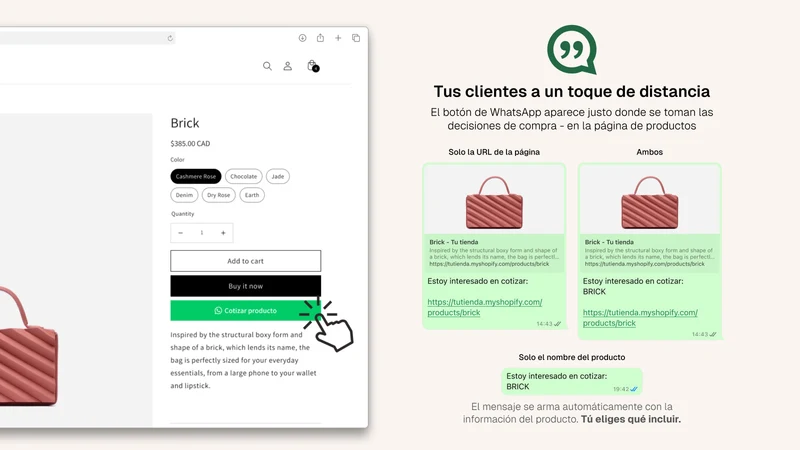 Quotesapp ‑ Botón de WhatsApp