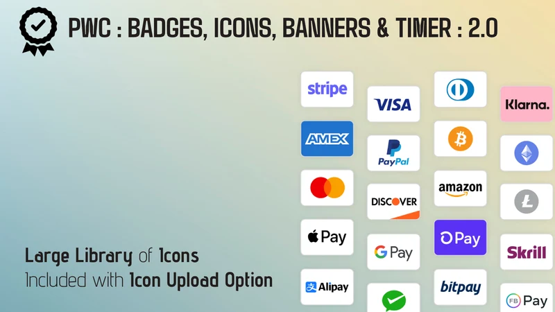 PWC Badges, Timer, Icons ‑ 2.0