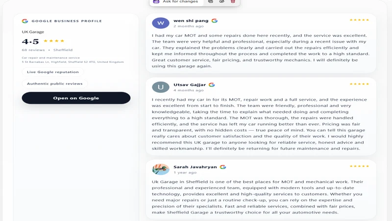 Prooflane Google Reviews
