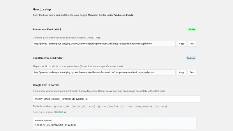 FeedFlow: Promotions Feed