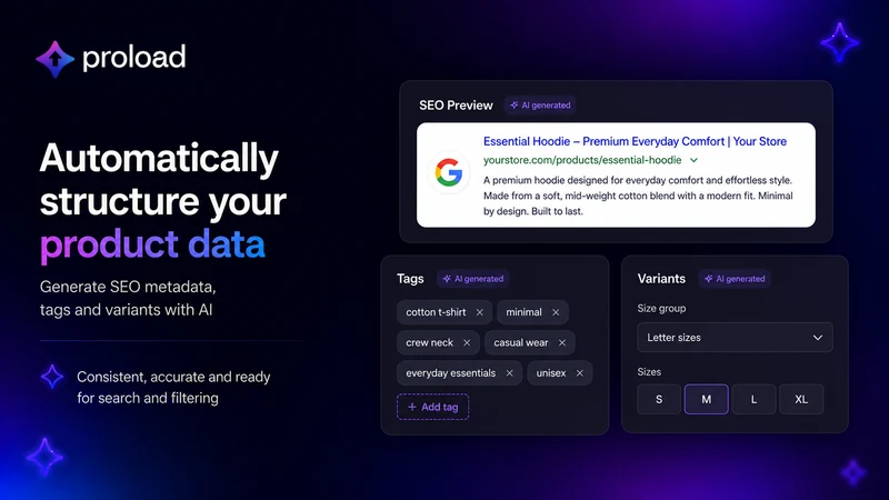 Proload: AI Product Upload