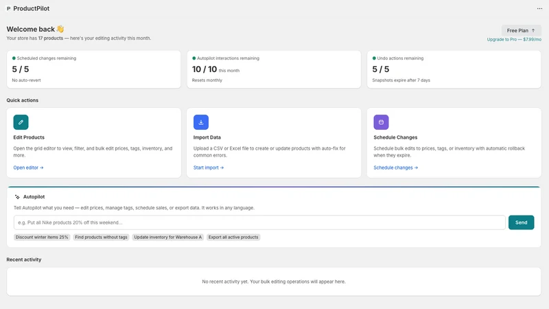 Product Pilot