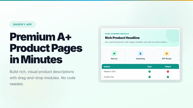 Product A+ Content ‑ OCS