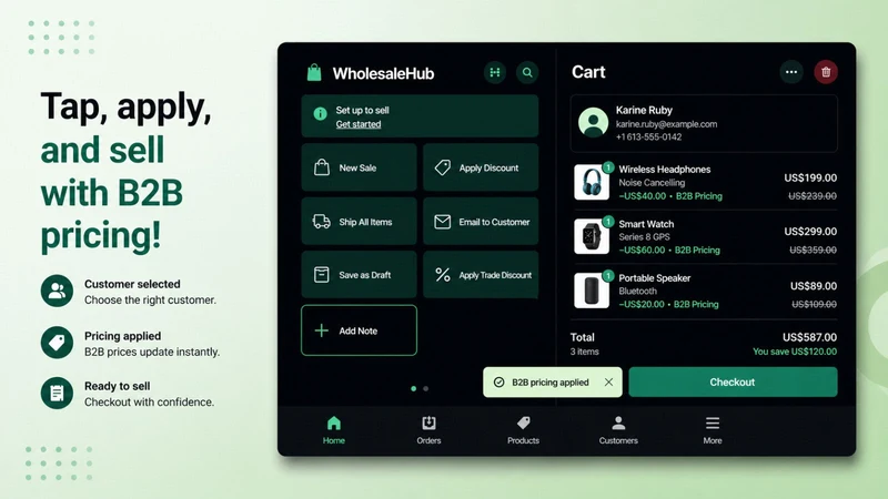 POS2B: Native B2B Prices