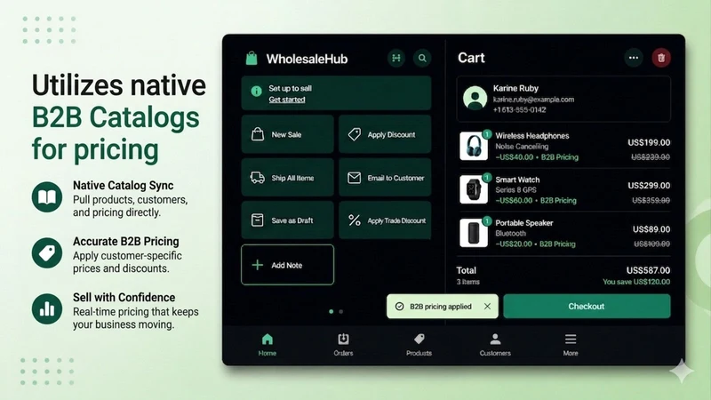 POS2B: Native B2B Prices