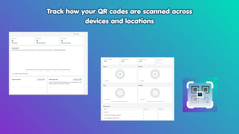 QR Code Generator & Tracker