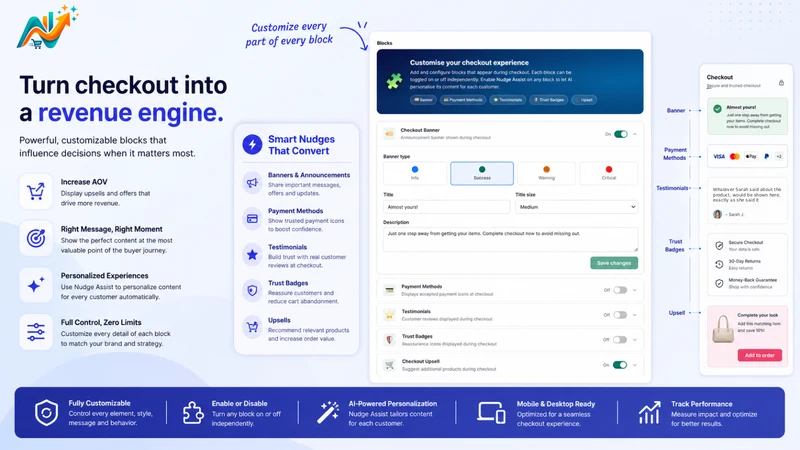 Nudge ‑ Checkout Optimizer