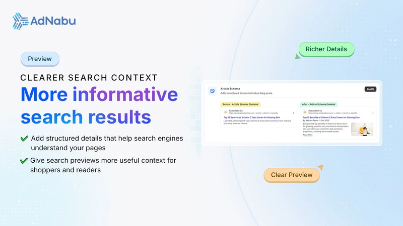 Schema Markup Snippets by Nabu