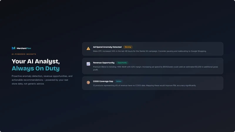 MerchantFlow: Profit Analytics