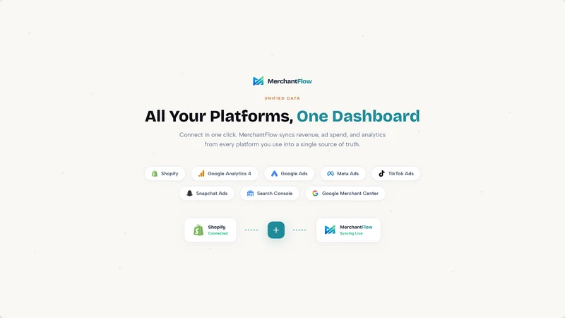 MerchantFlow: Profit Analytics