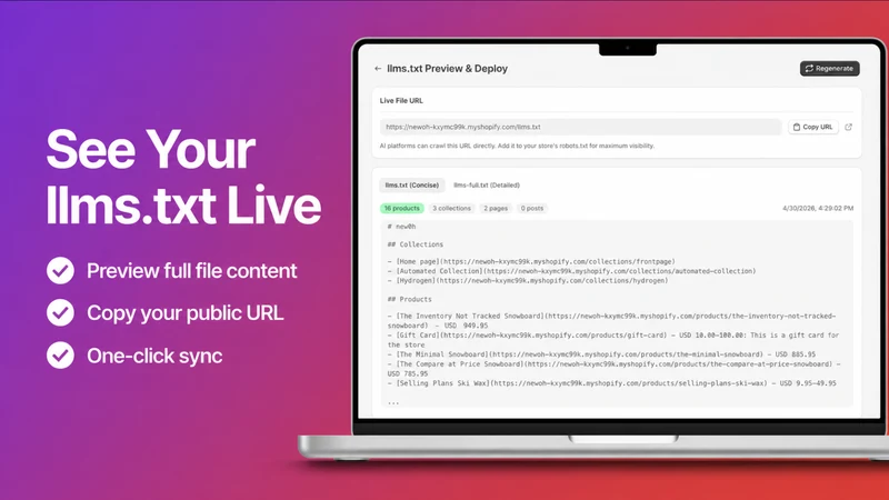 LLMs.txt – AI Visibility