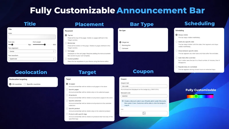GS Announcement Bar