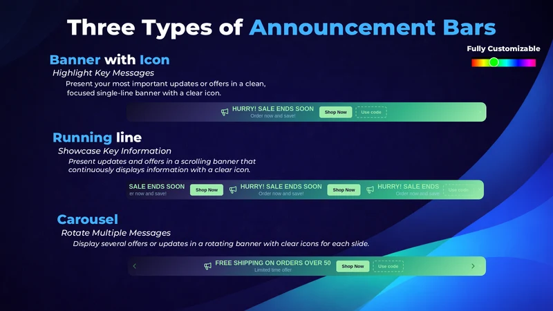 GS Announcement Bar