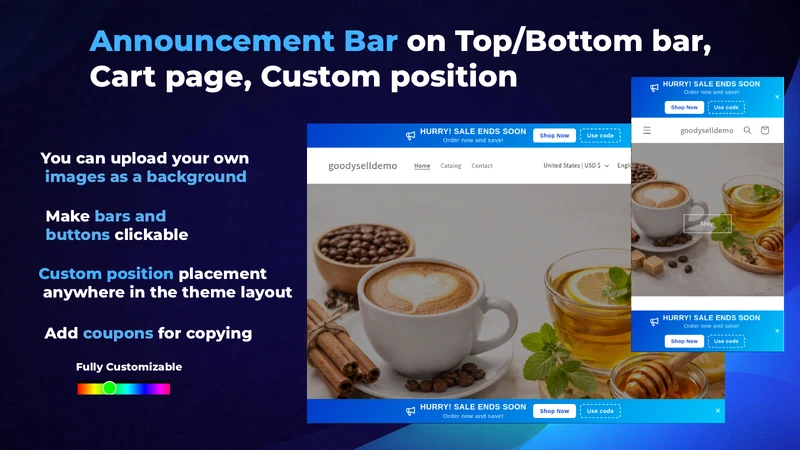 GS Announcement Bar