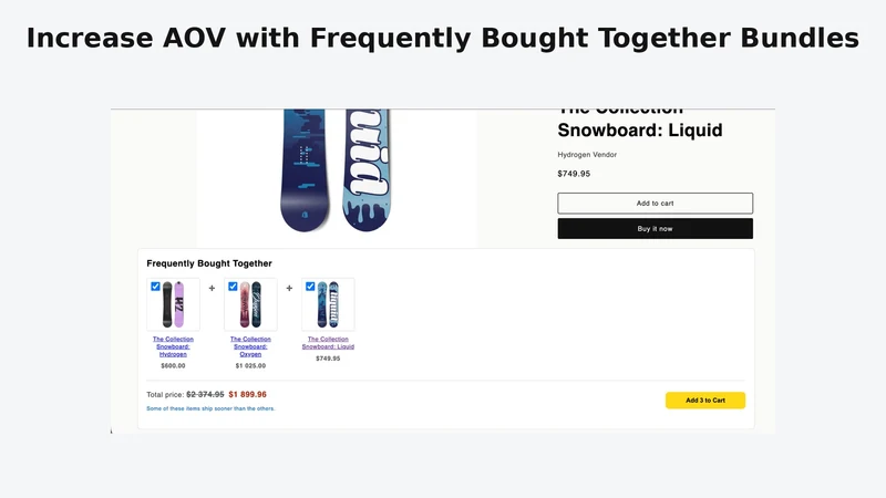 SFBT: Bought Together