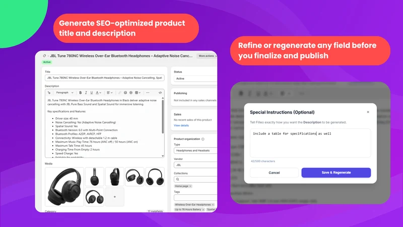 Filleo: AI Product Builder