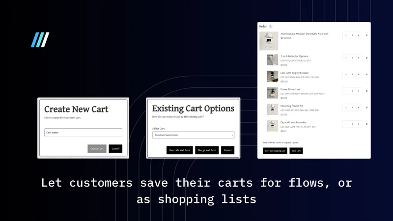 Extend B2B Shared Carts