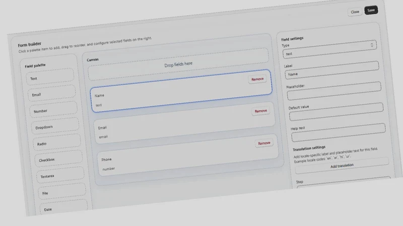 ECS ‑ Contact Form Builder