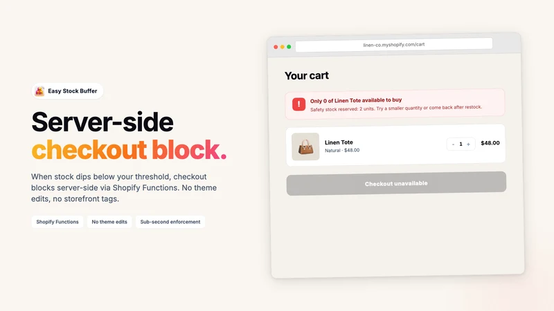 Easy Stock Buffer