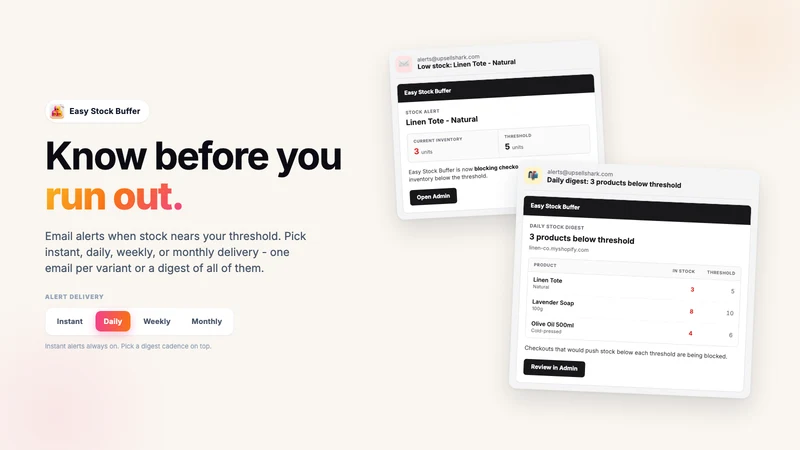 Easy Stock Buffer
