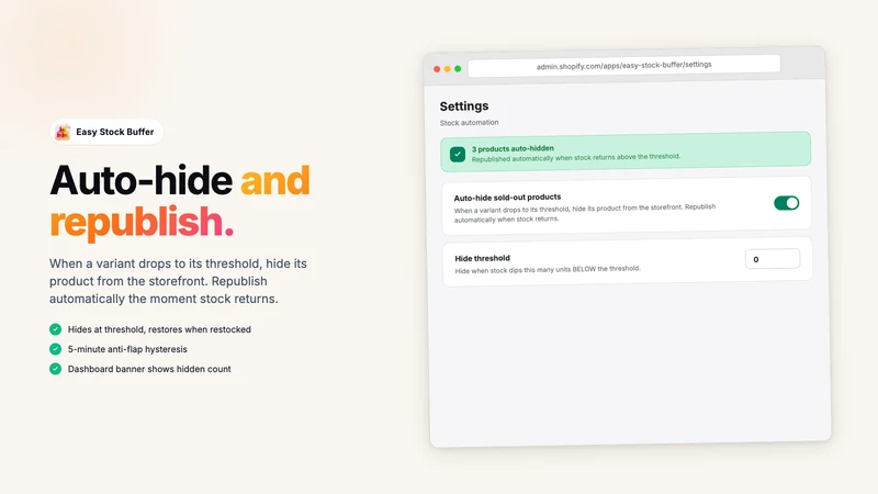 Easy Stock Buffer