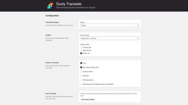 Duxly Translate