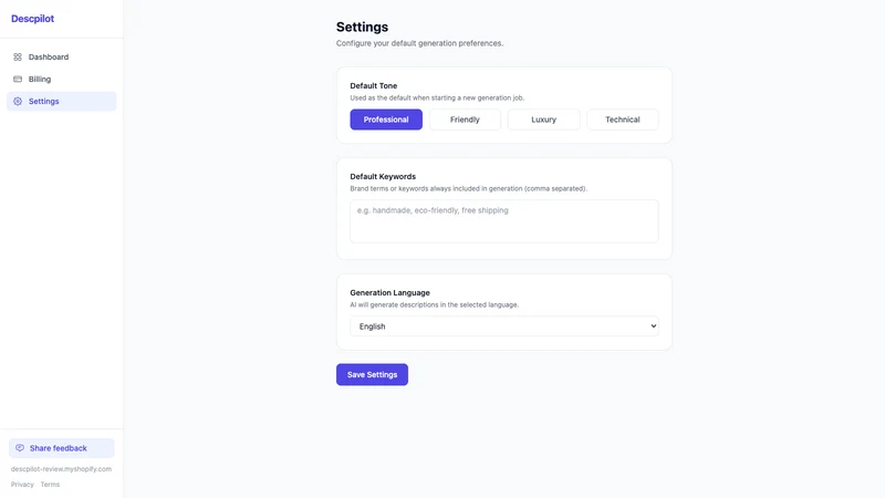 Descpilot