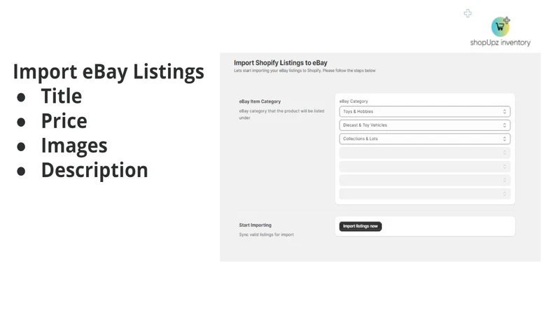 shopUpz eBay Importer