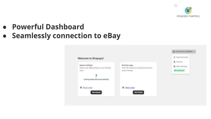 shopUpz eBay Importer