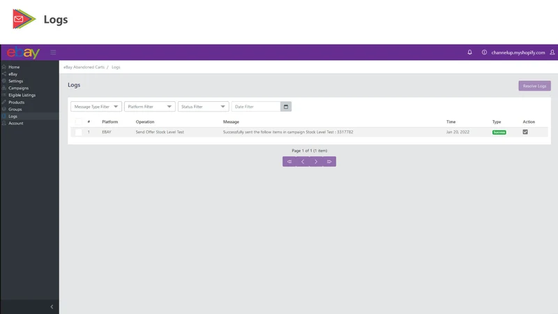 Mysync for eBay