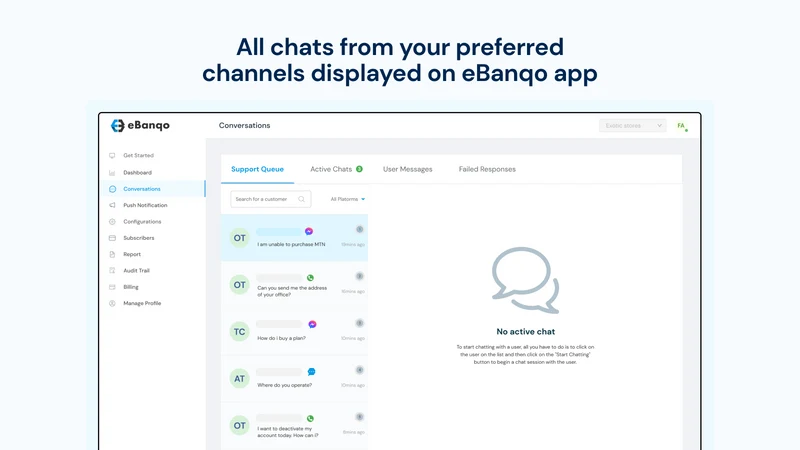 eBanqo ‑ Live Chat & Chatbot