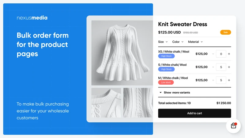 Easy:Wholesale Bulk Order Form